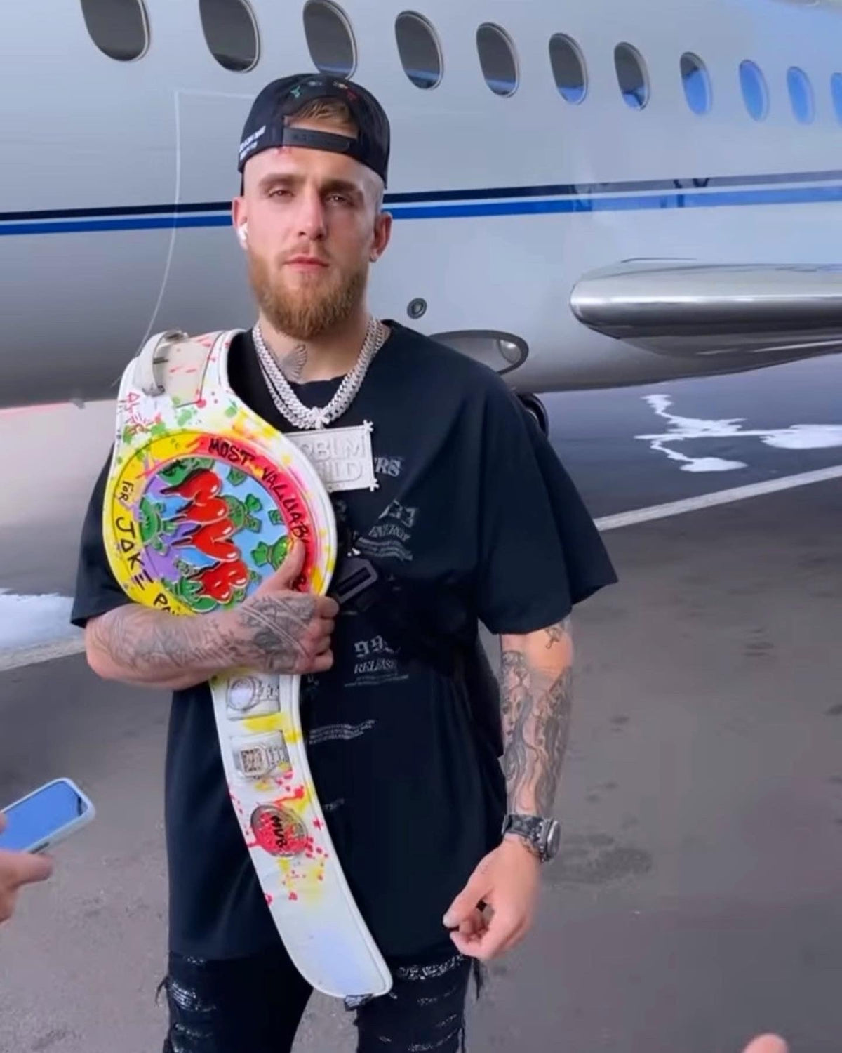 Jake Paul Spotted Wearing Horus