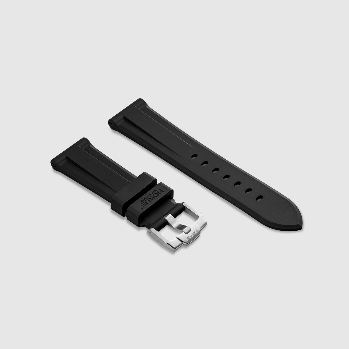 FKM Rubber Strap for Breitling Premier - Space Black