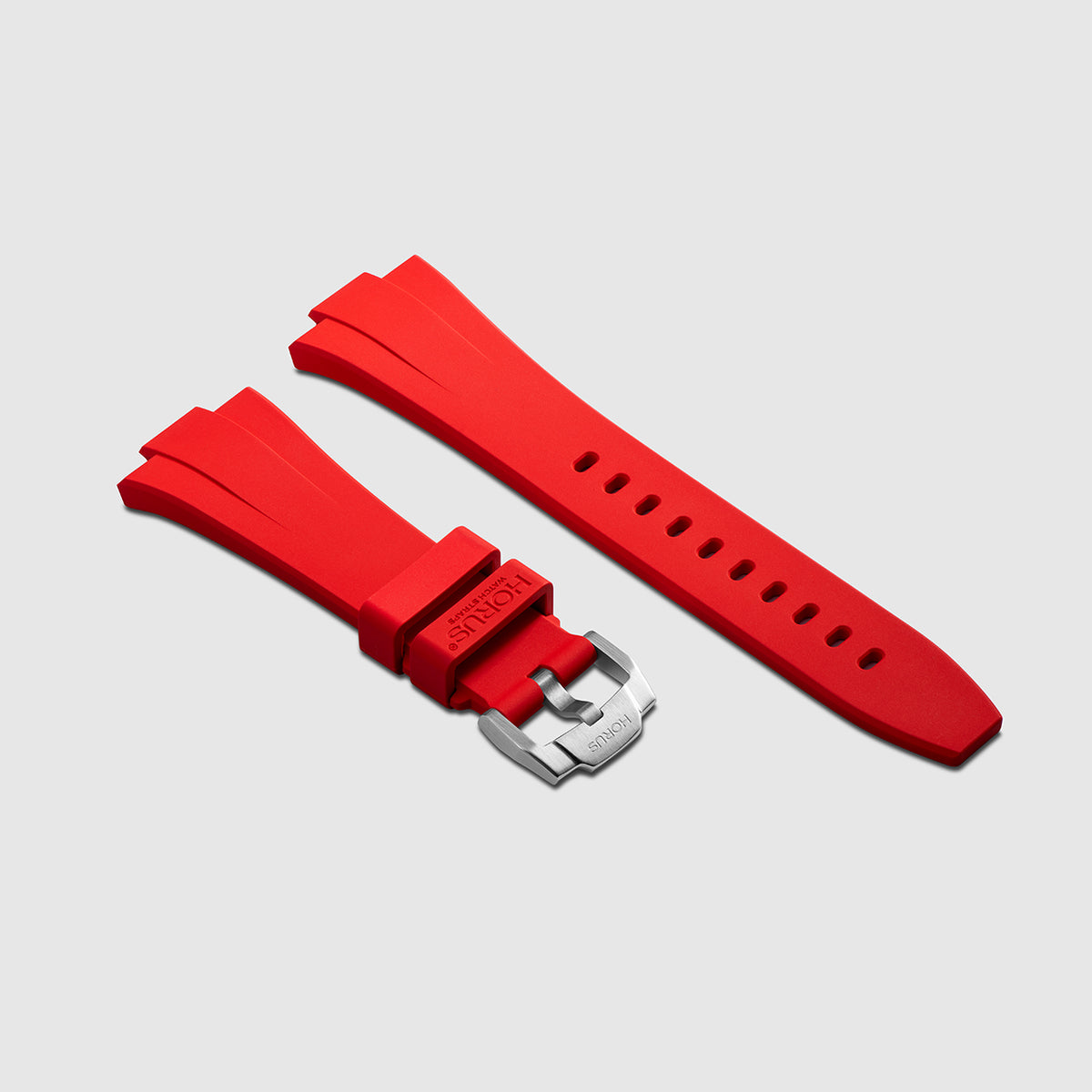 FKM Rubber Strap for Tissot PRX - Heat Red