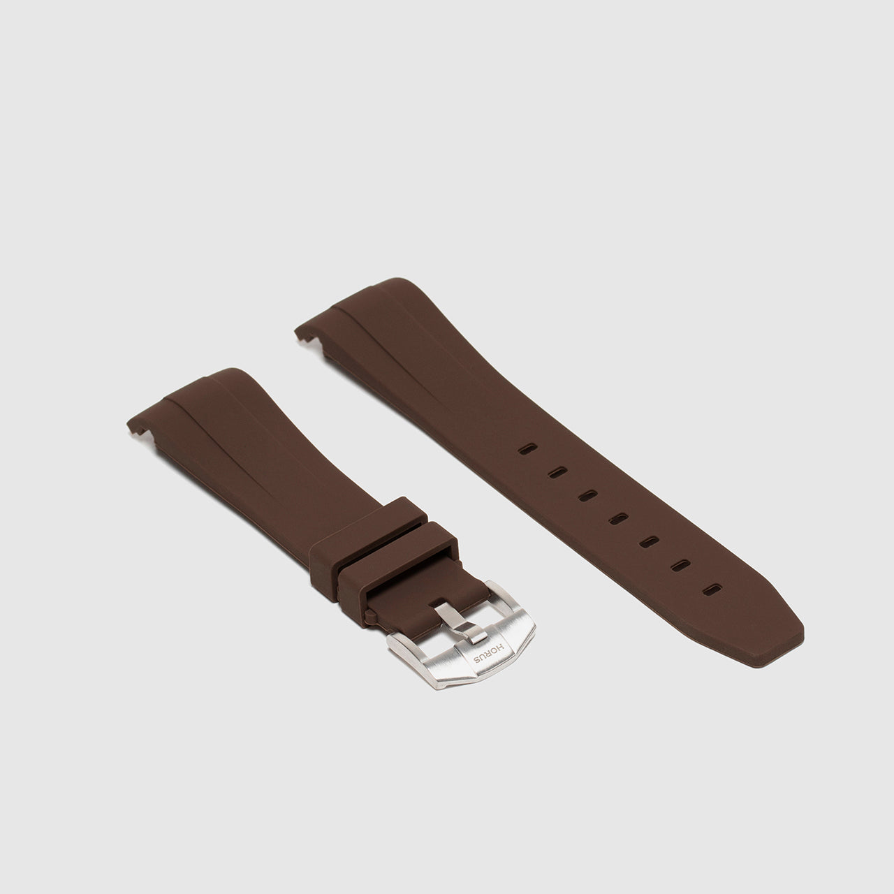 Rubber Strap for Rolex Datejust II Espresso Brown Horus Watch Straps