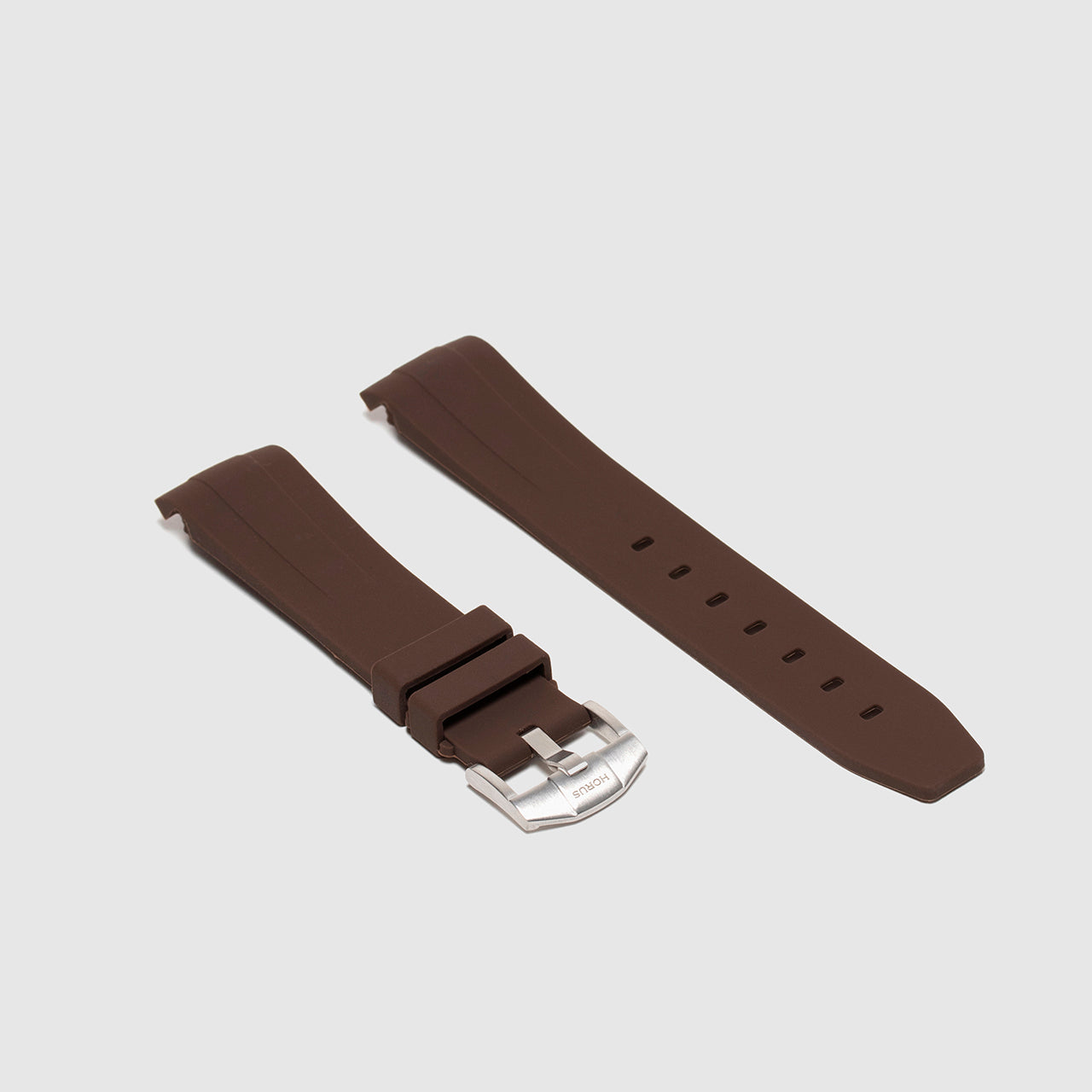 Rubber Strap for Rolex Submariner - Espresso Brown