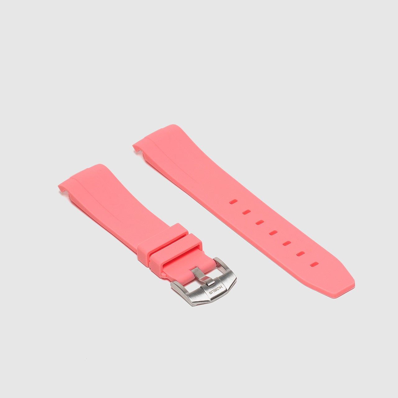 Rubber Strap for Rolex Explorer II - Flamingo Pink
