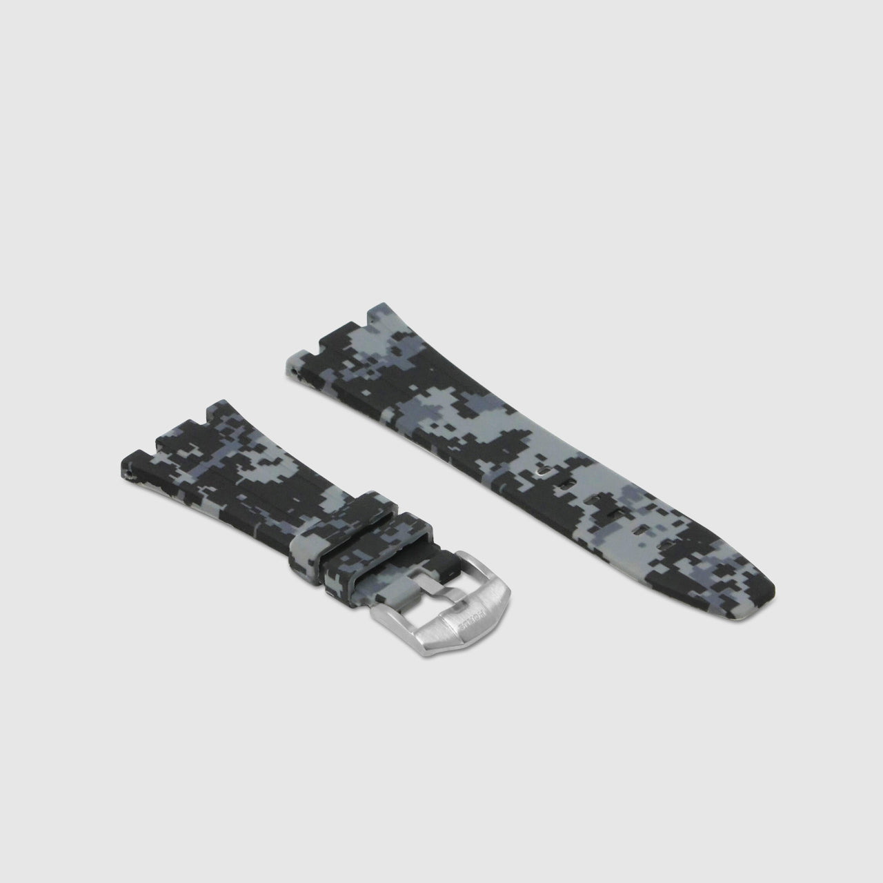 Audemars Piguet Royal Oak on Graphite Digi Camo Rubber Horus Strap