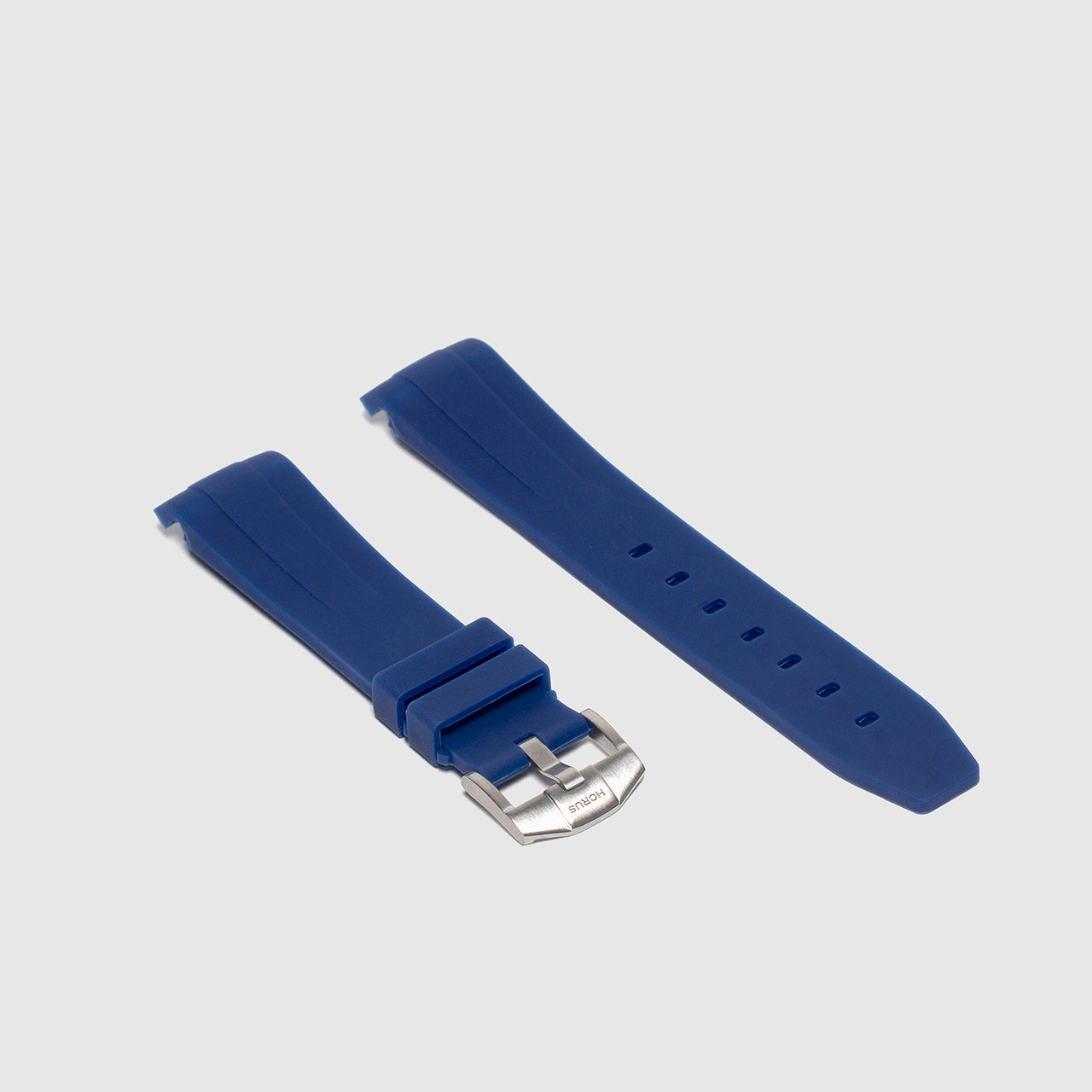 Rubber Strap for Omega Speedmaster Navy Blue