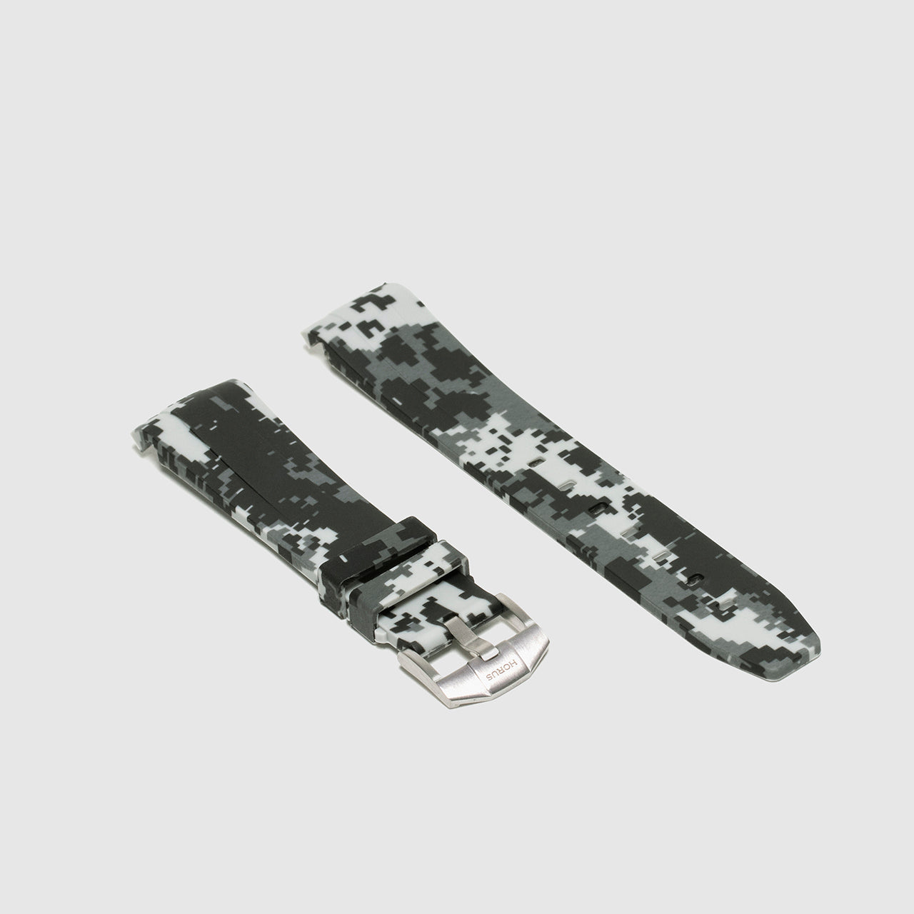 Rubber Strap for Rolex Oyster Perpetual - Snow Camo