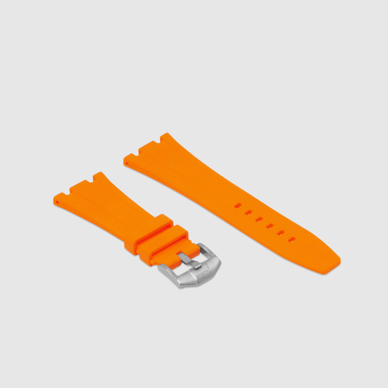 Audemars Piguet Royal Oak on Tangerine Orange Rubber Horus Strap