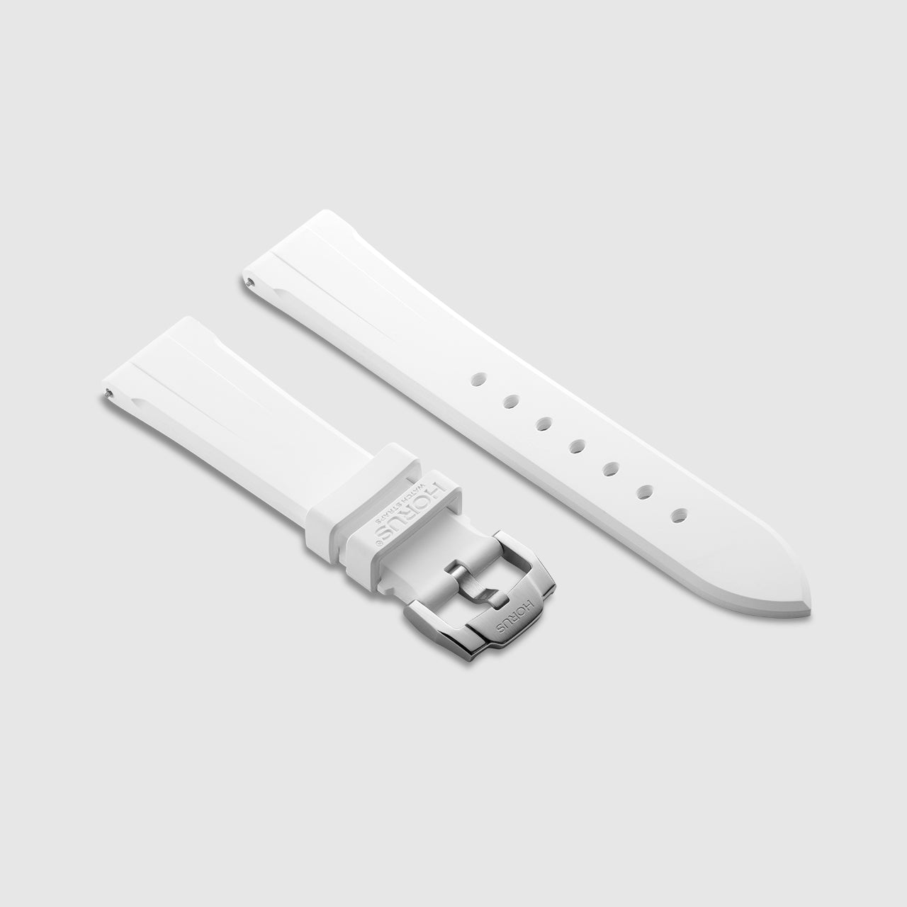FKM Rubber Strap for Tag Heuer Formula 1 - Polar White