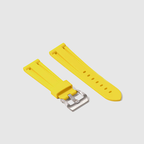 Rubber Strap for Blancpain x Swatch Fifty Fathoms - Sunshine Yellow