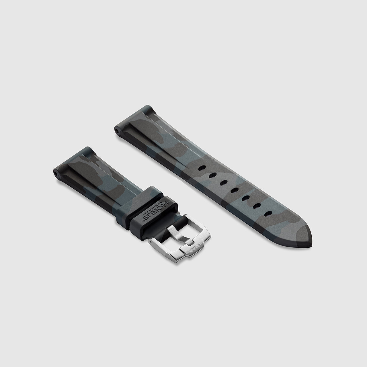 FKM Rubber Strap for Bell & Ross V2-93 - Carbon Camo
