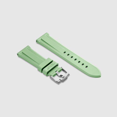 FKM Rubber Strap for Bell & Ross V2-93 - Sage Green