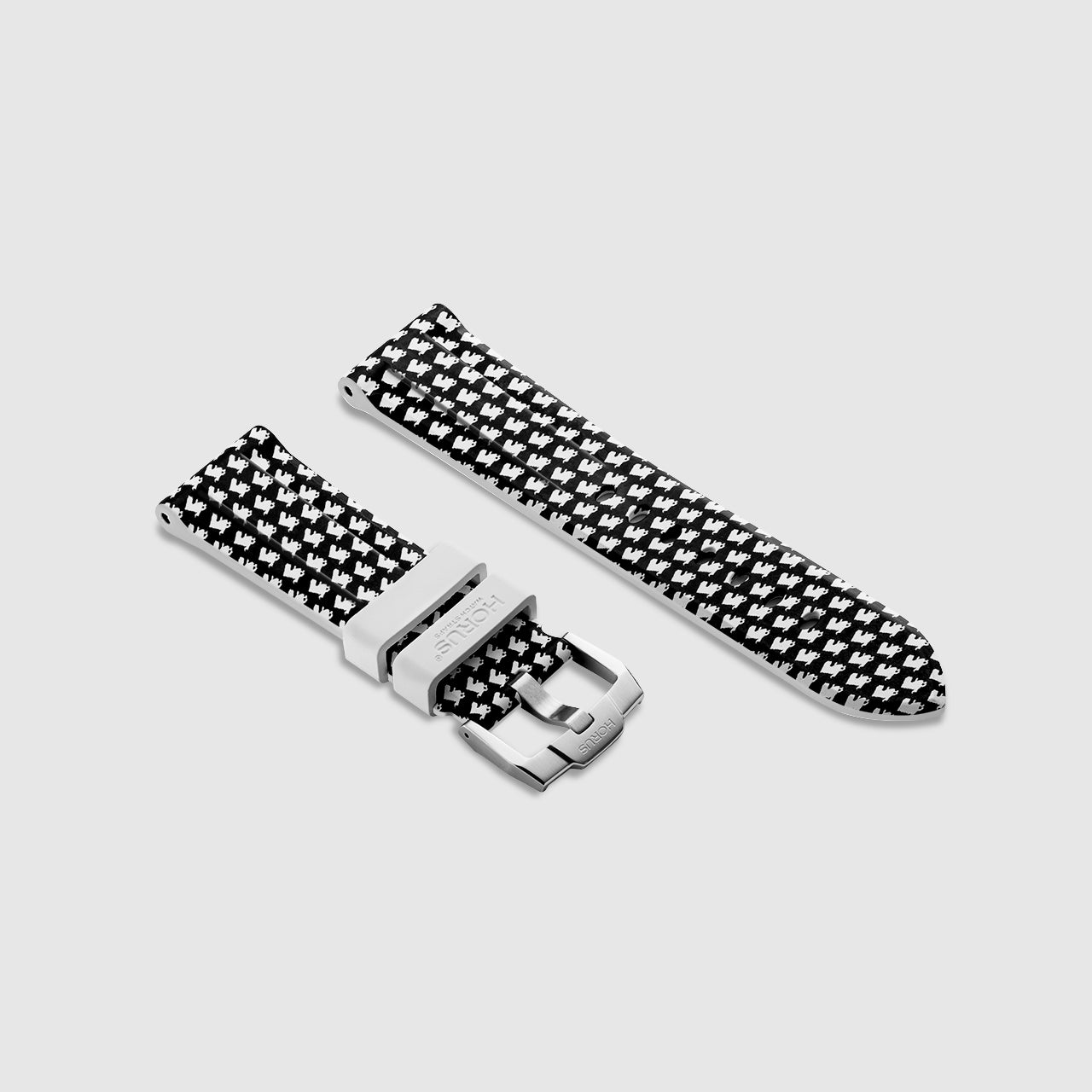 FKM Rubber Strap for Tag Heuer Autavia - Derpy Dino