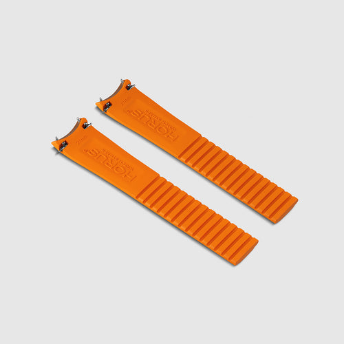 FKM Rubber Strap for Patek Philippe Aquanaut - Citrus Orange