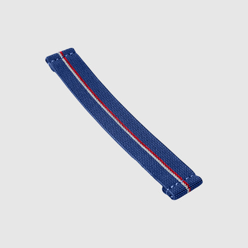 20mm Lug Width Elastic Strap - Corsa Blue & Red/White