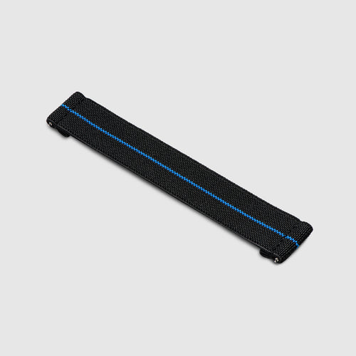 20mm Lug Width Elastic Strap - Corsa Black & Blue