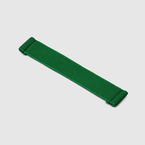 20mm Lug Width Elastic Strap - Emerald Green