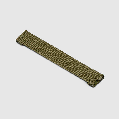 20mm Lug Width Elastic Strap - Moss Green