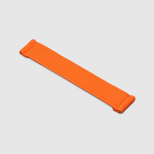 20mm Lug Width Elastic Strap - Tangerine Orange