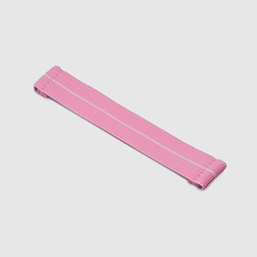 22mm Lug Width Elastic Strap - Corsa Flamingo Pink & White