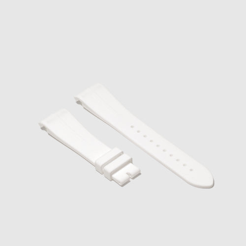 Rubber Strap for Swatch x Omega Moonswatch Mix & Match Buckle - Arctic White