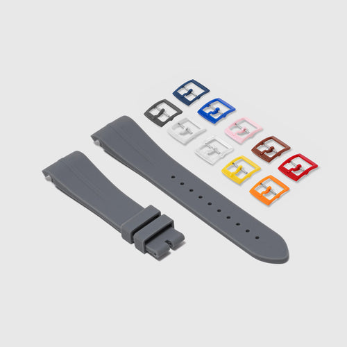 Rubber Strap for Swatch x Omega Moonswatch Mix & Match Buckle - Graphite Grey