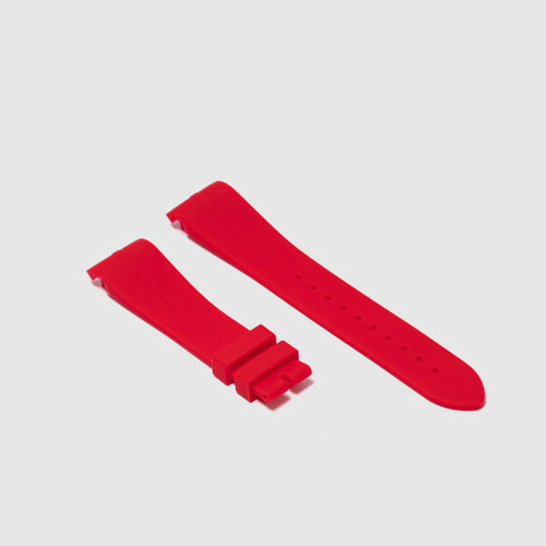 Rubber Strap for Swatch x Omega Moonswatch Mix & Match Buckle - Heat Red