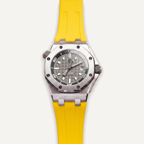 Rubber Strap for Audemars Piguet Diver - Sunshine Yellow