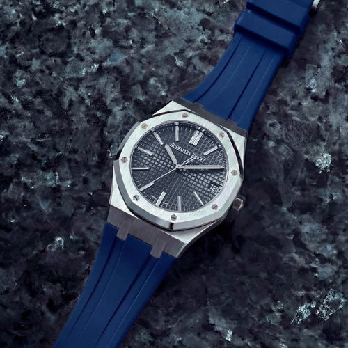 Rubber Strap for Audemars Piguet Royal Oak (41mm) - Indigo