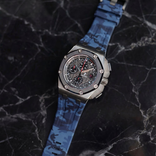 Rubber Strap for Audemars Piguet Royal Oak Offshore (44mm) - Ocean Camo