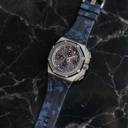 Rubber Strap for Audemars Piguet Royal Oak Offshore (44mm) - Ocean Digi Camo