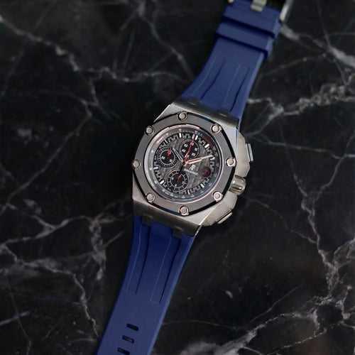 Rubber Strap for Audemars Piguet Royal Oak Offshore (44mm) - Navy Blue