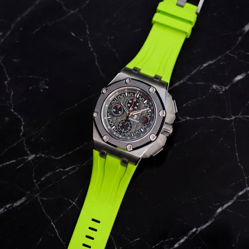 Rubber Strap for Audemars Piguet Royal Oak Offshore (44mm) - Lime Green
