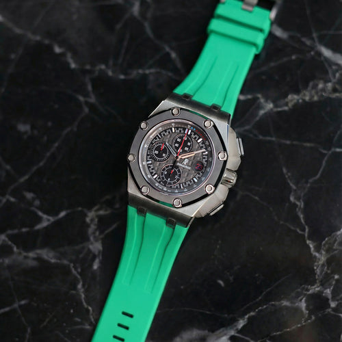 Rubber Strap for Audemars Piguet Royal Oak Offshore (44mm) - Shamrock Green