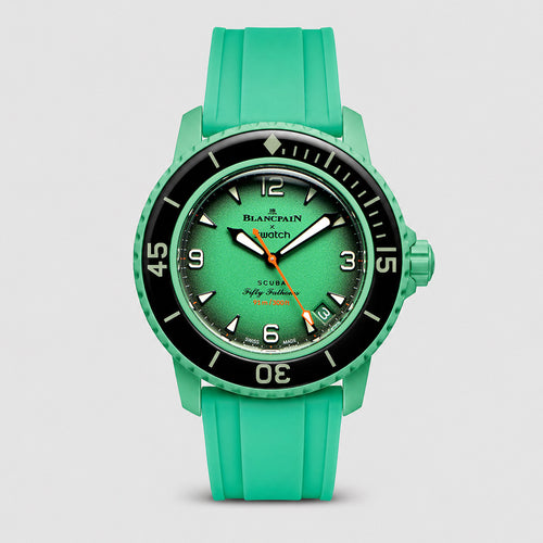Rubber Strap for Blancpain x Swatch Fifty Fathoms - Shamrock Green