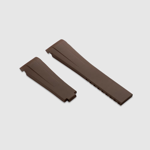 FKM Rubber Strap for Rolex Explorer I - Mocha