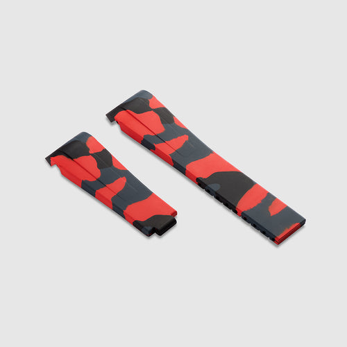 FKM Rubber Strap for Rolex Explorer II - Volcanic Camo