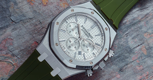 Rubber Strap for Audemars Piguet Royal Oak (41mm) - Olive Green