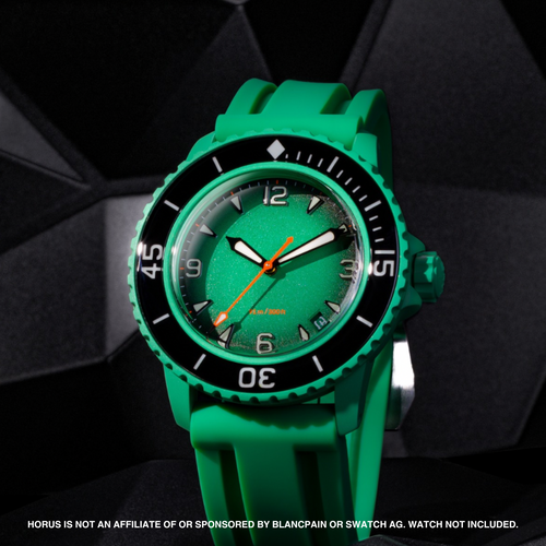 Rubber Strap for Blancpain x Swatch Fifty Fathoms - Shamrock Green