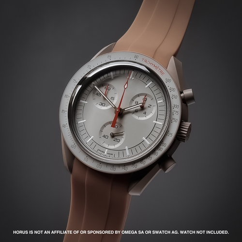 Rubber Strap for Swatch x Omega Moonswatch - Desert Sand