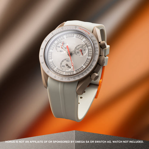 Rubber Strap for Swatch x Omega Moonswatch Mix & Match Buckle - Hurricane Grey