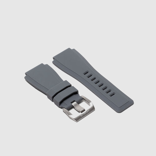 Rubber Strap for Bell & Ross BR-01 - Graphite Grey