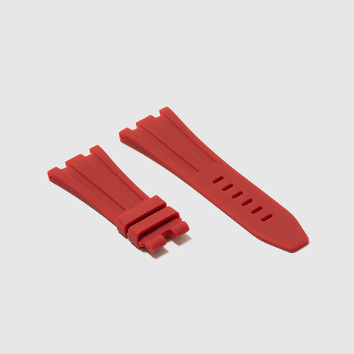 Rubber Strap for Audemars Piguet 42mm Royal Oak Offshore (Tang Buckle) - Bordeaux Red