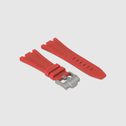 Rubber Strap for Audemars Piguet Diver - Bordeaux Red