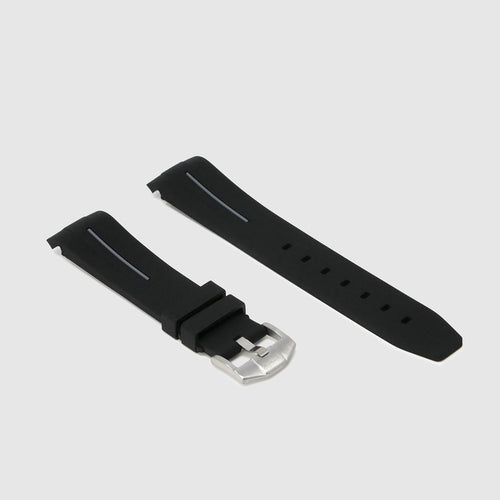 Rubber Strap for Rolex Daytona on Bracelet - Corsa Black & Graphite
