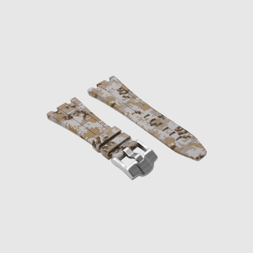 Rubber Strap for Audemars Piguet Diver - Desert Digi Camo