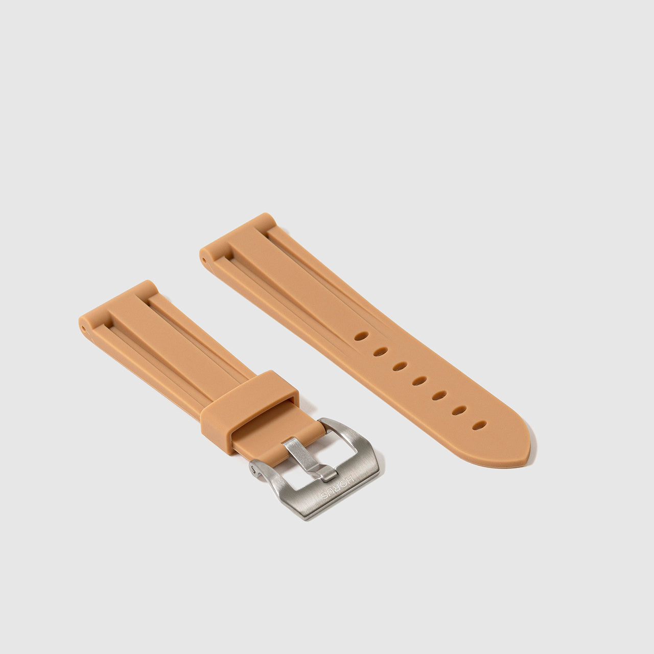 Rubber Strap for Tag Heuer Autavia - Desert Sand
