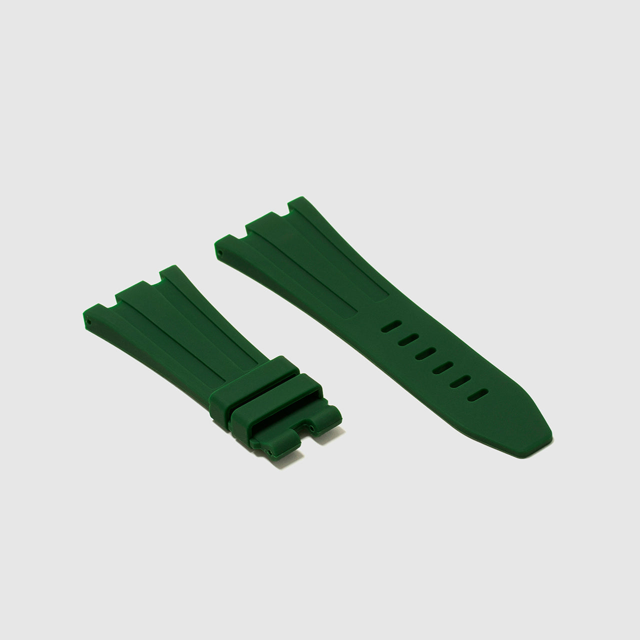 Rubber Strap for Audemars Piguet 42mm Royal Oak Offshore (Tang Buckle) - Forest Green