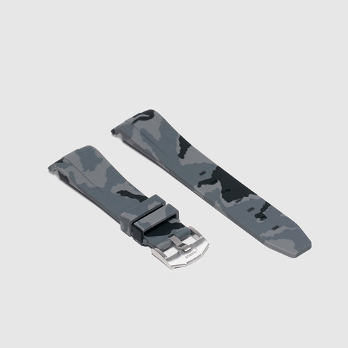 Rubber Strap for Rolex Datejust II - Graphite Camo