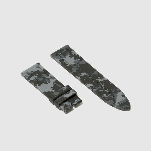 Rubber Strap for Chopard Mille Miglia - Graphite Digi Camo