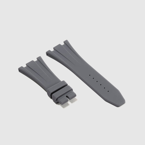 Rubber Strap for Audemars Piguet 42mm Royal Oak Offshore (Deployant Clasp) - Graphite Grey