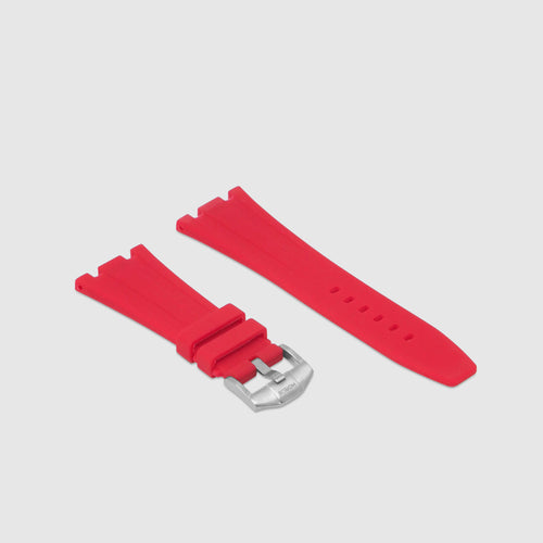 Rubber Strap for Audemars Piguet Royal Oak (41mm) - Heat Red